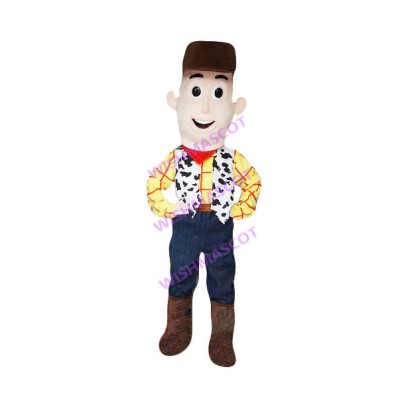 Nostalgic Cowboy Woody Mascot Costume