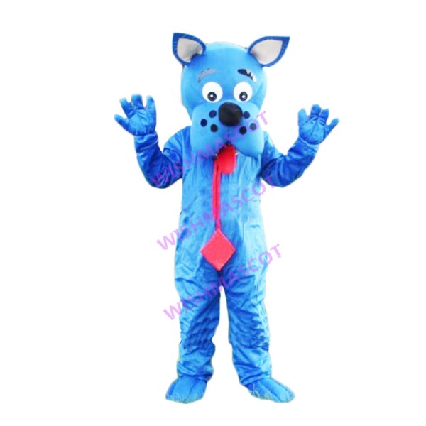 Blue Scout Dog Scooby Doo Mascot Costume