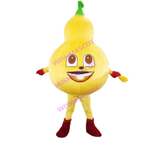 Yellow Tender Gourd Mascot Costume