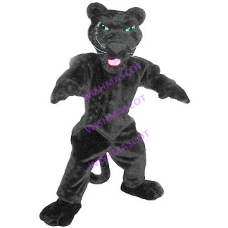 Well-positioned Black Panther Mascot Costume