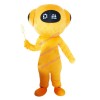 Orange Electronic Robot Mascot Costume