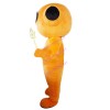 Orange Electronic Robot Mascot Costume