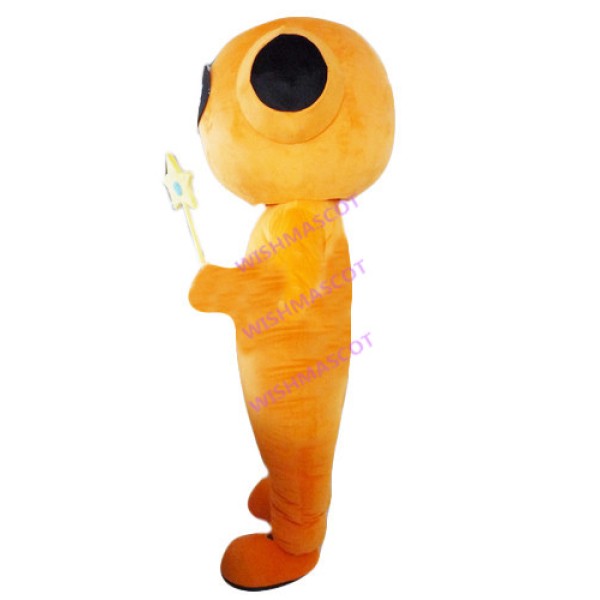 Orange Electronic Robot Mascot Costume