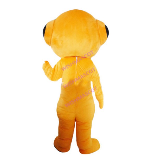 Orange Electronic Robot Mascot Costume