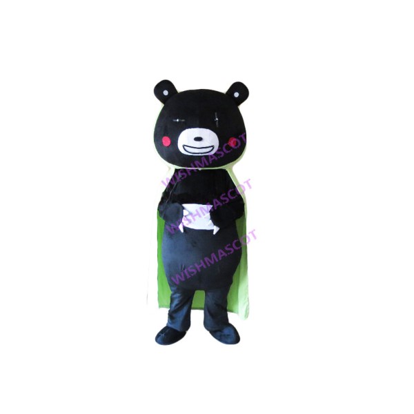 Kumamoto In Green Cloak Mascot Costume