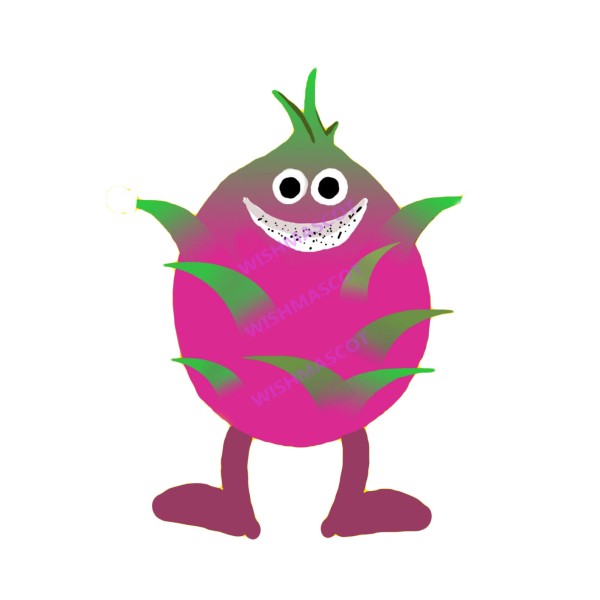 Crumpled Pitaya Mascot Costume