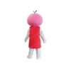 Pink Peach Baby Mascot Costume