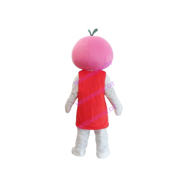 Pink Peach Baby Mascot Costume
