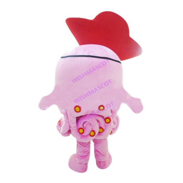 Pirate Captain Octopus Mascot Costume