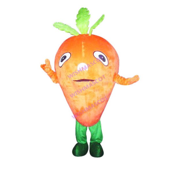 Stout Carrot Mascot Costume