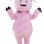 Piggy Mascot Costume With Teeth Exposed