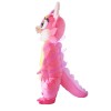 Dragon Sister With Pink Bow Mascot Costume