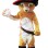 Boot Cat Wearing Sword Mascot Costume