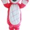 Jubilant Pink Bear Mascot Costume