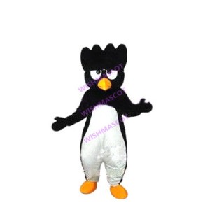 Penguin With Wavy Head Mascot Costume