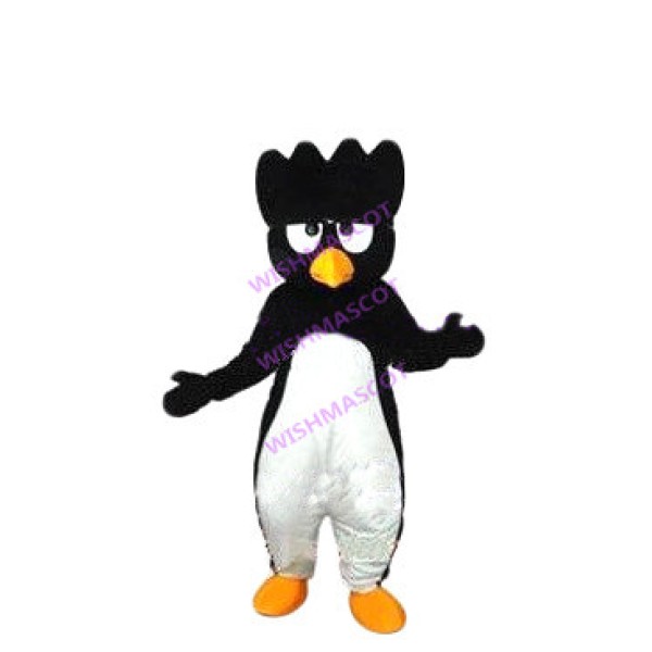 Penguin With Wavy Head Mascot Costume