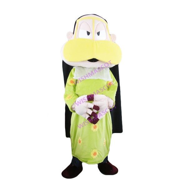 Devout Priest In Nightgown Mascot Costume