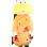 Priest In Orange Nightgown Mascot Costume