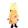 Priest In Orange Nightgown Mascot Costume
