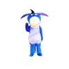 Blue Donkey With Open Ears Mascot Costume