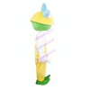Youthful Frog Wearing Mask Mascot Costume