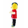 Lovely Bear Mascot Costume Wearing Hoodie
