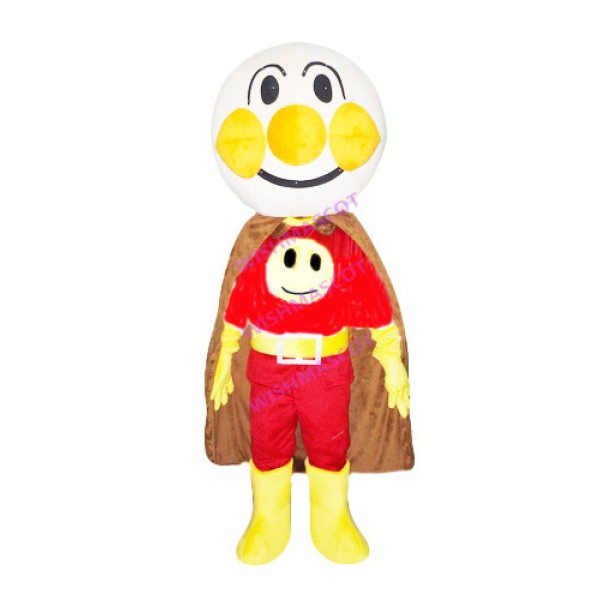 Funny Smiley Superman Mascot Costume