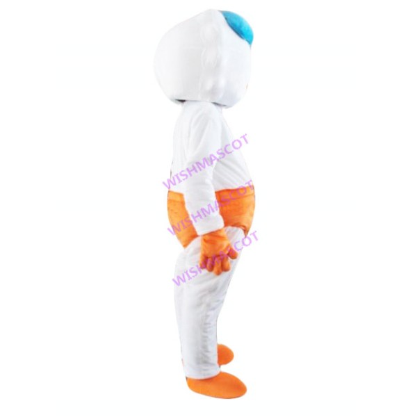 White Cloud Baby In Briefs Mascot Costume