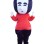 Elegant Tenor Singer Mascot Costume