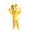 Mischievous Yellow Ant Mascot Costume