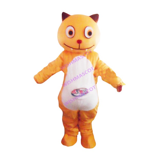 Pointy-eared Cat Mascot Costume For School Show