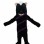 Hidden Black & White Skunk Mascot Costume