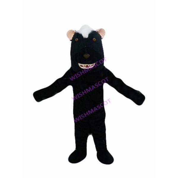 Hidden Black & White Skunk Mascot Costume
