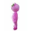 Pink Doll With Bow Mascot Costume