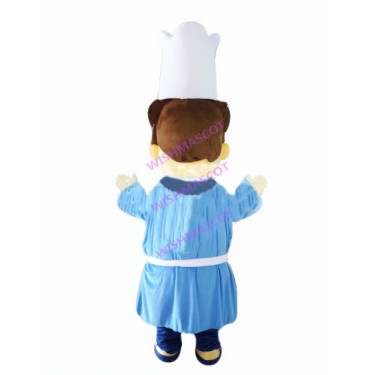 Chef Of Sushi Restaurant Mascot Costume
