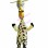 Funny Giraffe With Protruding Nostrils Mascot Costume