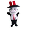 Elite Cat With Red Tie Mascot Costume