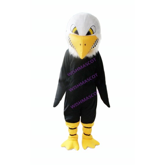 Strong Eagle With Gritted Teeth Mascot Costume