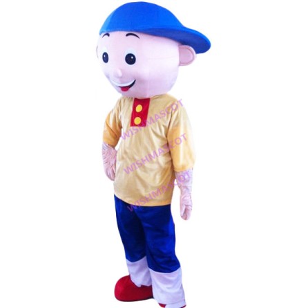 Hip-hop Boy In Baseball Cap Mascot Costume