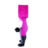 Purple Demon With Cloak Mascot Costume