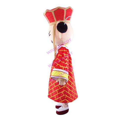 Xuan Zang With Earmuffs Mascot Costume