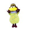 Black Man With Veil Mascot Costume