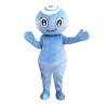 Blue Spiral Doll Mascot Costume