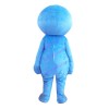 Blue Spiral Doll Mascot Costume
