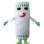 Rectangular Sponge Mop Head Mascot Costume