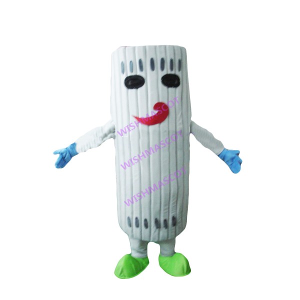 Rectangular Sponge Mop Head Mascot Costume