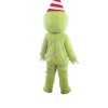 Green Dragon With Tricorne Mascot Costume
