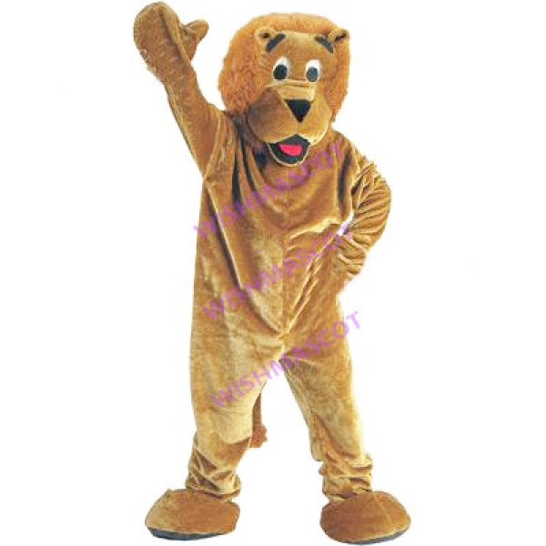 Good-natured Lion Mascot Costume
