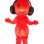 Charity Little Red Man Mascot Costume