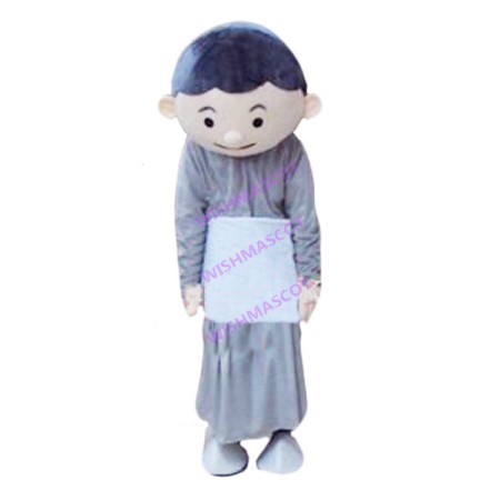 Ancient Student With Corset Mascot Costume